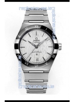 Omega Co-Axial Constellation Stainless Steel Rhodium Dial 1:1 Mirror Replica 41MM