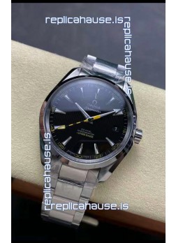 Omega Aqua Terra 150M Black Dial 904L Steel Casing Colored Hand 1:1 Mirror Replica 41MM 