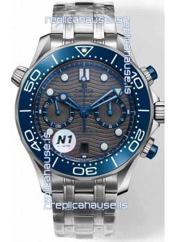 Omega Seamaster Co-Axial Master Chronograph Stainless Steel Grey Dial 44MM 1:1 Mirror Replica