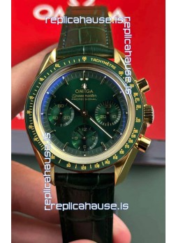 Omega Speedmaster Moonwatch Co-Axial Chronograph Green Dial 42MM 1:1 Mirror Replica Watch