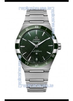 Omega Co-Axial Constellation Stainless Steel Green Dial 1:1 Mirror Replica 41MM