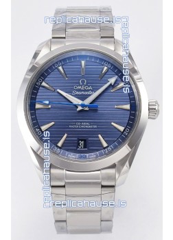 Omega Aqua Terra 150M Blue Dial 904L Steel Casing 1:1 Mirror Replica 41MM 