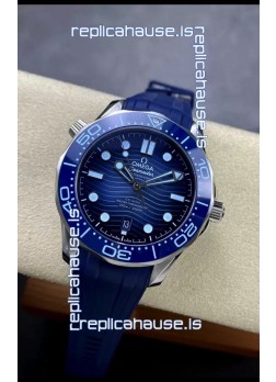 Omega Seamaster 300M Summer Blue Swiss 904L Steel 1:1 Mirror Replica Watch