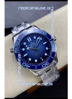 Omega Seamaster 300M Summer Blue Swiss 904L Steel 1:1 Mirror Replica Watch