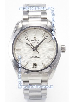 Omega Super Clone Seamaster Aquaterra 150M 34MM Swiss Replica Watch in White Dial