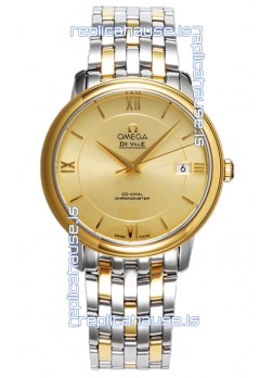 Omega De Ville Co-Axial Chronometer 36.8MM Swiss Replica Watch in Two Tone Casing