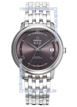 Omega De Ville Co-Axial Chronometer 36.8MM Swiss Replica Watch in Grey Dial 