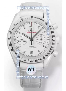 Omega Speedmaster Super Clone White Side of the Moon Ceramic Casing Watch 