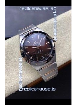 Omega Super Clone Co-Axial Constellation Stainless Brown Dial Replica Watch