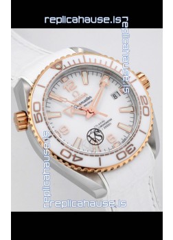 Omega Seamaster Planet Ocean Swiss Watch 39MM - 1:1 Mirror Replica Leather Strap