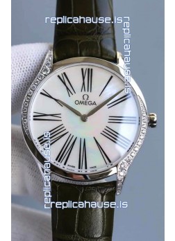 Omega De Ville Tresor Edition Swiss Quartz Watch 36MM Steel Casing White Dial