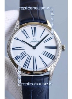 Omega De Ville Tresor Edition Swiss Quartz Watch 36MM Steel Casing White Dial