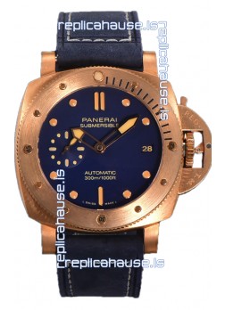 Panerai PAM1074 Submersible Bronzo Blu Abisso 1:1 Mirror Swiss Replica 42MM 
