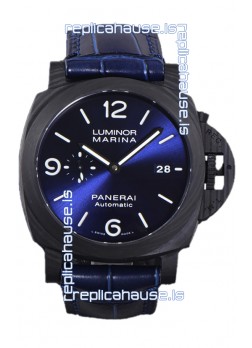 Panerai Luminor Marina Carbotech PAM1664 Blue Notte Carbon Casing 1:1 Mirror Replica Watch 