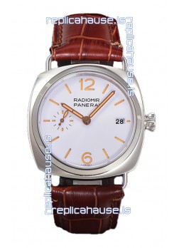 Panerai Radiomir PAM1292 Quaranta 40MM 904L Steel White Dial Watch in 1:1 Mirror Replica 