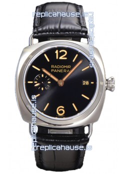 Panerai Radiomir PAM1294 Quaranta 40MM 904L Steel Black Dial Watch in 1:1 Mirror Replica 