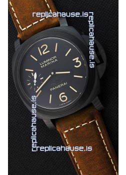 Panerai Luminor Marina Carbotech Beverly Hills Boutique Edition Swiss Replica Watch 