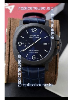 Panerai Super Clone Luminor PAM1664 Automatic Blue Dial 42MM Carbotech Swiss Replica