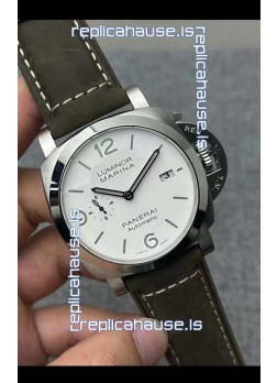 Panerai Luminor Marina PAM1314 1:1 Mirror Swiss Replica Watch in White Dial 