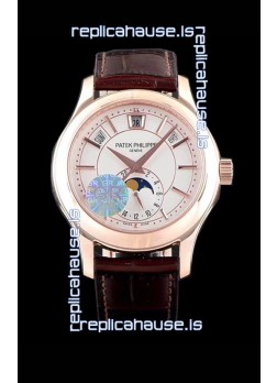 Patek Philippe 5205R-001 Complications MoonPhase 1:1 Mirror Swiss Replica Watch 