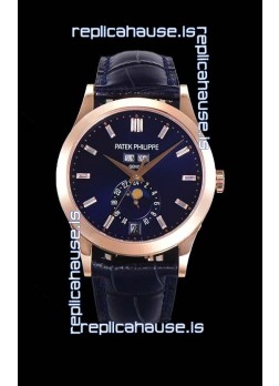 Patek Philippe Annual Calendar 5396R-012 Complications Swiss Replica Watch in Blue Dial 