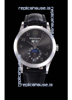 Patek Philippe Annual Calendar 5396-012 Complications Swiss Replica Watch in Grey Dial 