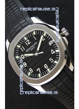 Patek Philippe Aquanaut 5167A-001 Swiss Replica Watch Black Dial - 1:1 Mirror Edition 