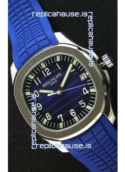 Patek Philippe Aquanaut 5168G-001 Swiss Replica Watch Blue Dial - 1:1 Mirror Edition 