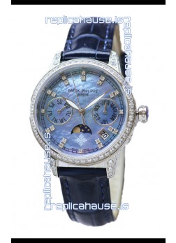 Patek Philippe Grand Complications Ladies First Perpetual Calendaer Steel Case Swiss Replica Watch