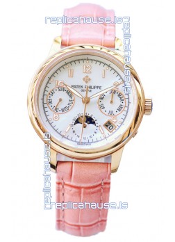 Patek Philippe Grand Complications Ladies First Perpetual Calendaer Rose Gold Swiss Replica Watch 