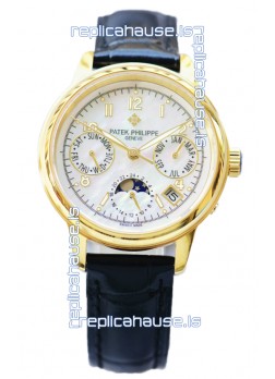 Patek Philippe Grand Complications Ladies First Perpetual Calendaer Yellow Gold Swiss Replica Watch 