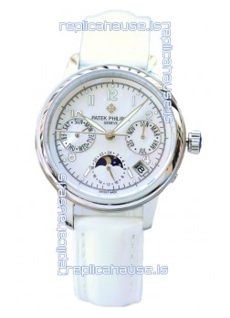 Patek Philippe Grand Complications Ladies First Perpetual Calendaer Steel Casing Swiss Replica Watch