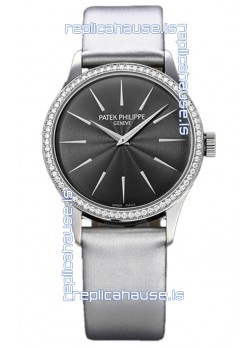 Patek Philippe Calatrava 4997 Ladies Steel Case Grey Dial with Swiss Automatic Movement Watch