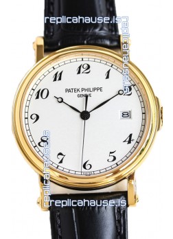 Patek Philippe Calatrava 5153 Yellow Gold 1:1 Mirror Swiss Replica Watch 