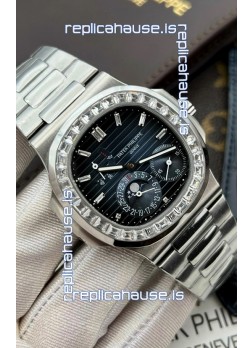 Patek Philippe Nautilus 5712G 1:1 Quality Swiss Replica Watch in Blue Dial