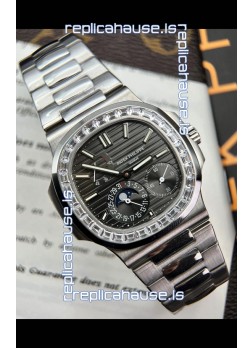 Patek Philippe Nautilus 5712G 1:1 Quality Swiss Replica Watch in Grey Dial