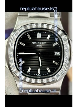 Patek Philippe Nautilus 5711/1A-014 1:1 Mirror Swiss Replica Watch in Brown Dial