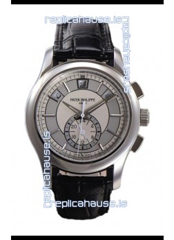 Patek Philippe 5205 Complications Moonphase White Dial 1:1 Mirror Swiss Replica Watch