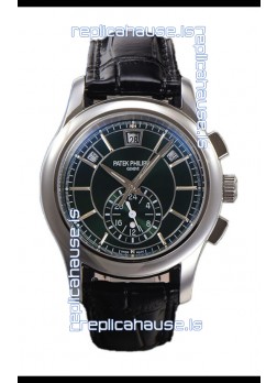 Patek Philippe 5205 Complications Moonphase Green Dial 1:1 Mirror Swiss Replica Watch