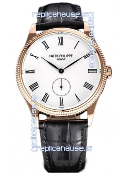 Patek Philippe Calatrava 5119G Rose Gold Casing 1:1 Mirror Replica Watch 