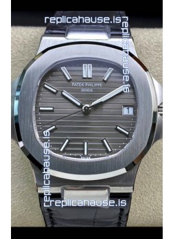 Patek Philippe Nautilus 5711G-001 904L Steel 2023 Updated Mirror Replica Watch - Grey Dial