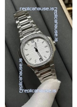 Patek Philippe Nautilus 7118/1A White Dial 1:1 Mirror Swiss Replica Watch in 904L Steel