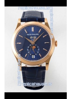 Patek Philippe Annual Calendar 5396R Complications Swiss Replica Watch in Blue Dial