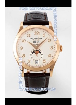 Patek Philippe Annual Calendar 5396R-012 Complications Swiss Replica Watch in White Dial