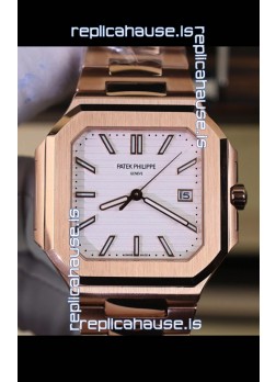 Patek Philippe Cubitus 5821 Rose Gold White Dial Swiss Replica Watch