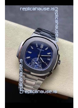 Patek Philippe Nautilus 5980/1A 40th Anniversary Chronograph Steel Case in Purple Dial - 1:1 Mirror Replica