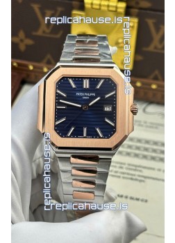 Patek Philippe Cubitus 5821 Two Tone Casing Blue Dial Swiss Replica Watch 