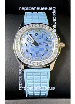 Patek Philippe Super Clone Aquanaut LUCE 5072-001 Automatic in Blue Dial 35MM