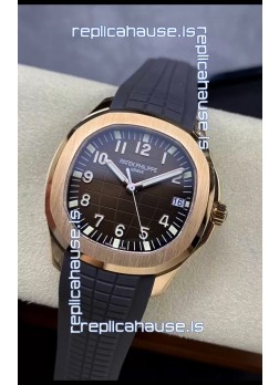 Patek Philippe Aquanaut 5167-001 Swiss Replica 904L Rose Gold - 1:1 Mirror Edition