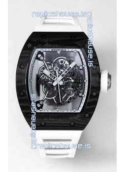 Richard Mille RM055 Black Carbon Casing 1:1 Superclone Genuine Tourbillon Watch 